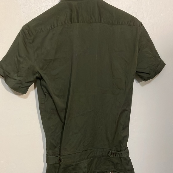 Romper Jack  Dark Green Short Sleeve shorts Jumpsuit Small - Picture 6 of 7